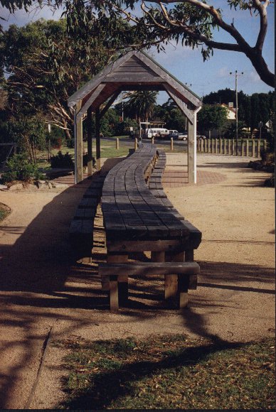 Australia's Longest Picnic Table at Tarwin Lower